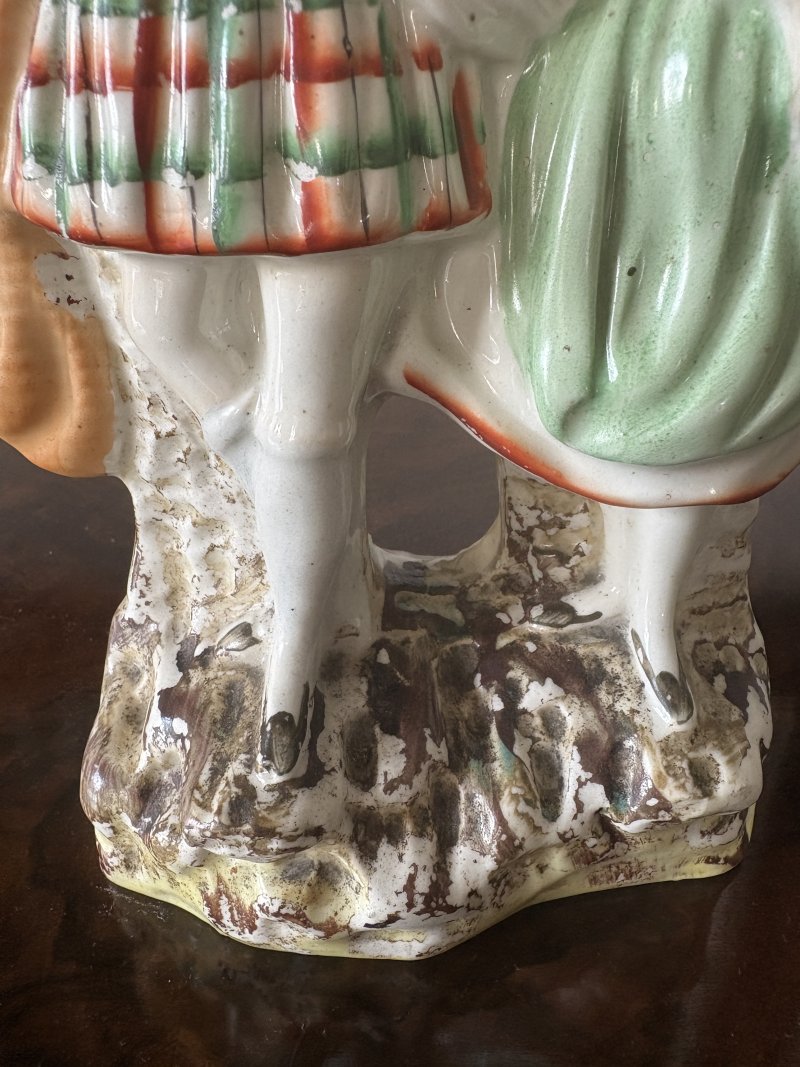 Antique Victorian Staffordshire Figure - Image 8